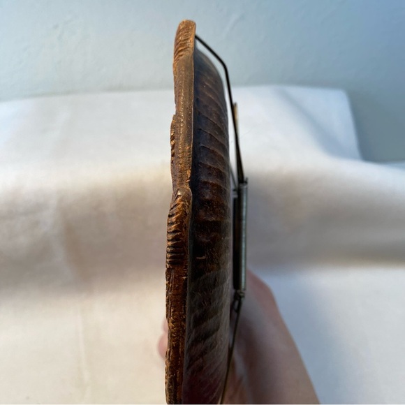 Rustic Cabin Pinecone Decorative Plate - Picture 7 of 8